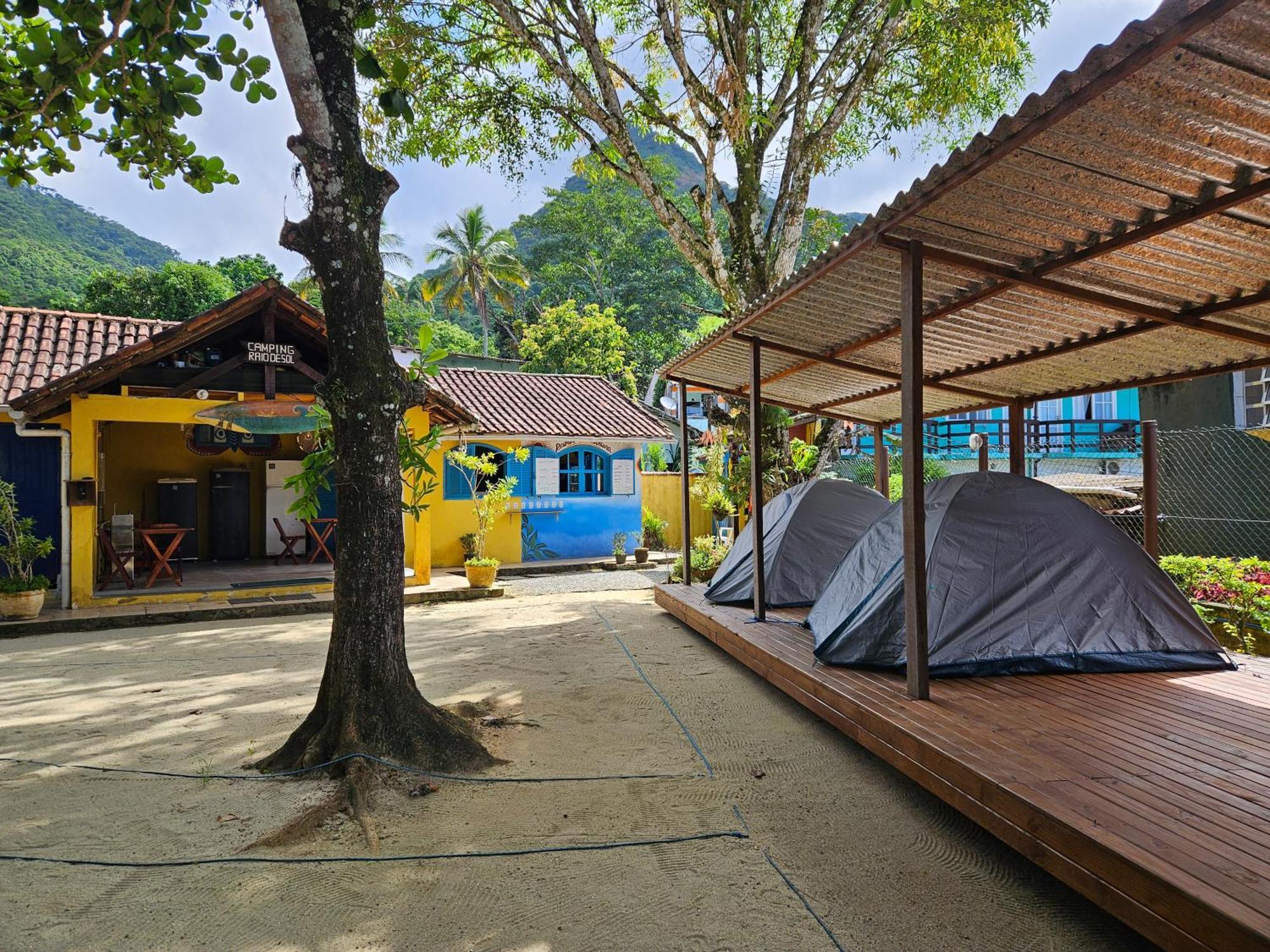 Raio De Sol Pousada & Camping Vila do Abraao ภายนอก รูปภาพ
